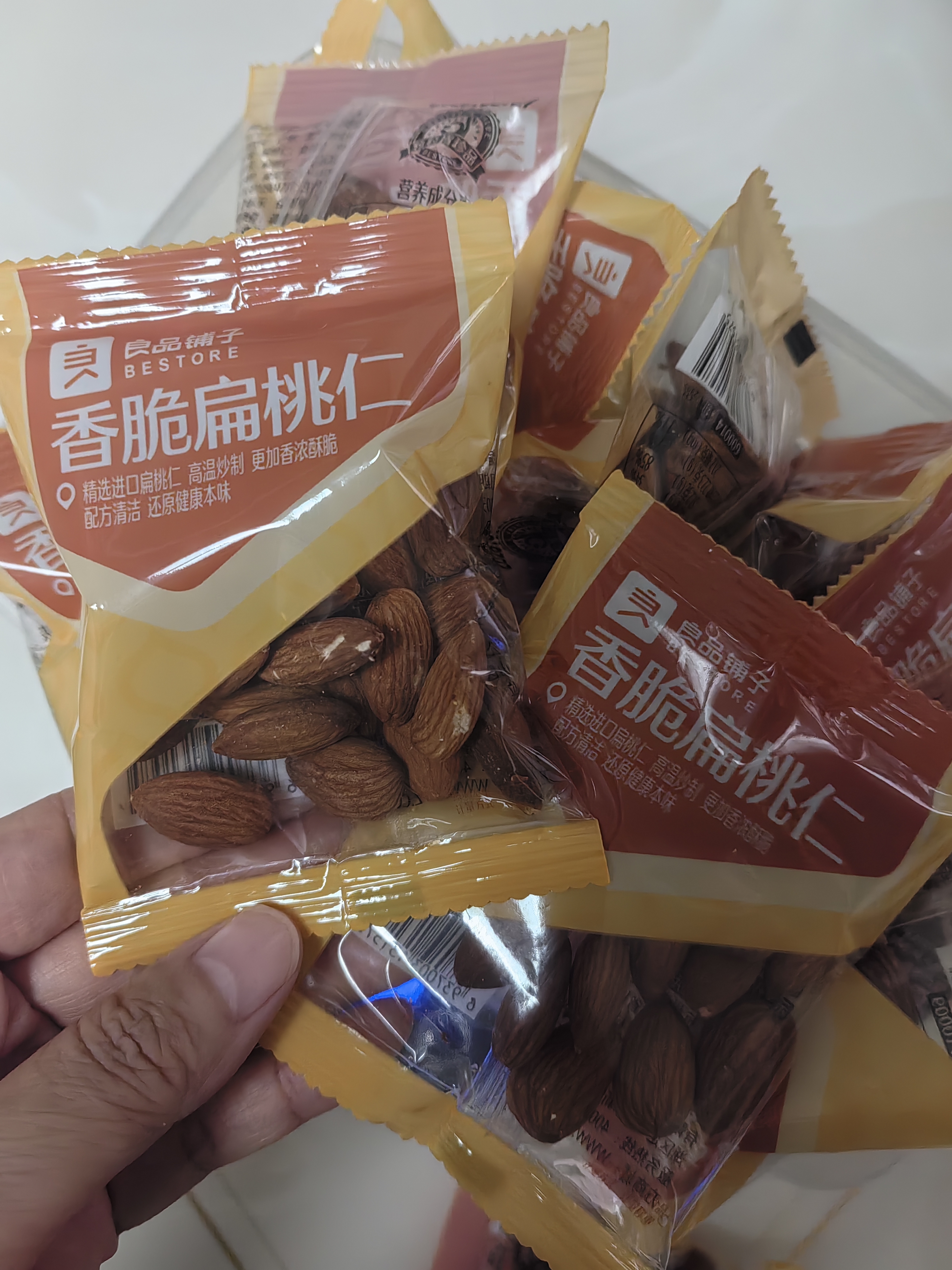 良品铺子扁桃仁500g/袋 巴旦木坚果炒货健康干果休闲零食中秋送礼 实拍图