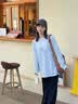 真维斯（Jeanswest）纯棉长袖女春秋季2026新款宽松落肩内搭打底衫小个子爆款t恤上衣 实拍图
