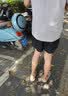 鸿星尔克（ERKE）泳裤男士双层防尴尬平角宽松速干 度假沙滩裤泡温泉泳衣游泳装备 实拍图