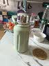 富光拾喜（FUGURNG BESTJOY）保温杯保冷壶316不锈钢大容量水杯学生便携提手杯子绿色1200ml 实拍图