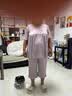 浪莎中老年妈妈睡衣女春秋莫代尔冰丝薄款短袖七分裤大码家居服套装 实拍图