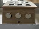 绿源堂双孔竹制艾灸盒非木质家用艾灸盒艾条器具艾炙条仪器全身用 实拍图