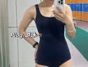迪卡侬泳衣女竞速女款连体专业温泉大码游泳衣泳装游泳女士-5782136 实拍图