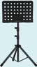 莫森（MOSEN）MS-202S谱架 专业升降琴谱架 乐器通用乐谱架谱台约133cm 经典款 实拍图
