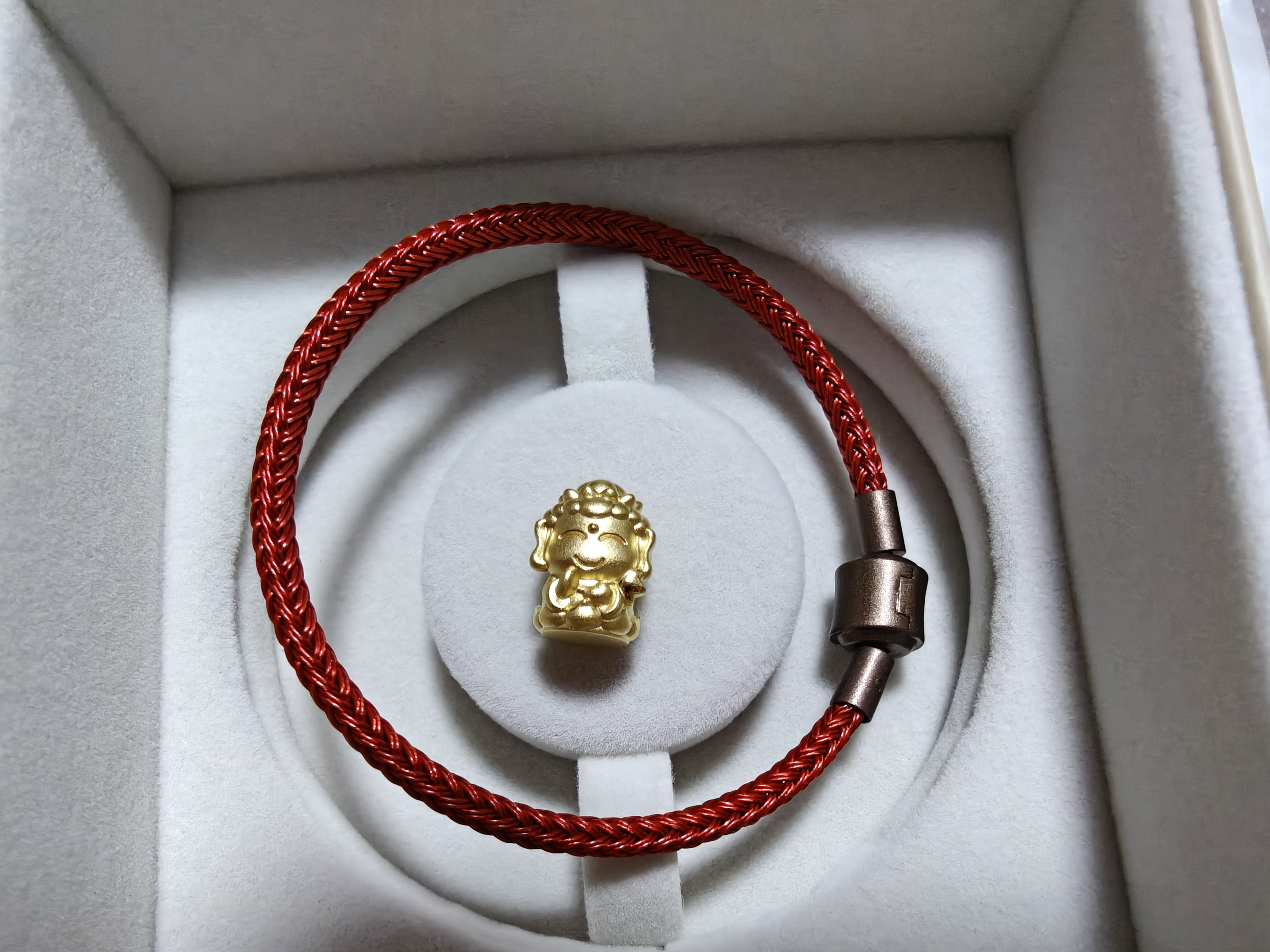 周生生黄金转运珠 本命佛普贤菩萨(生肖龙,蛇佩戴)串珠93630C定价 实拍图