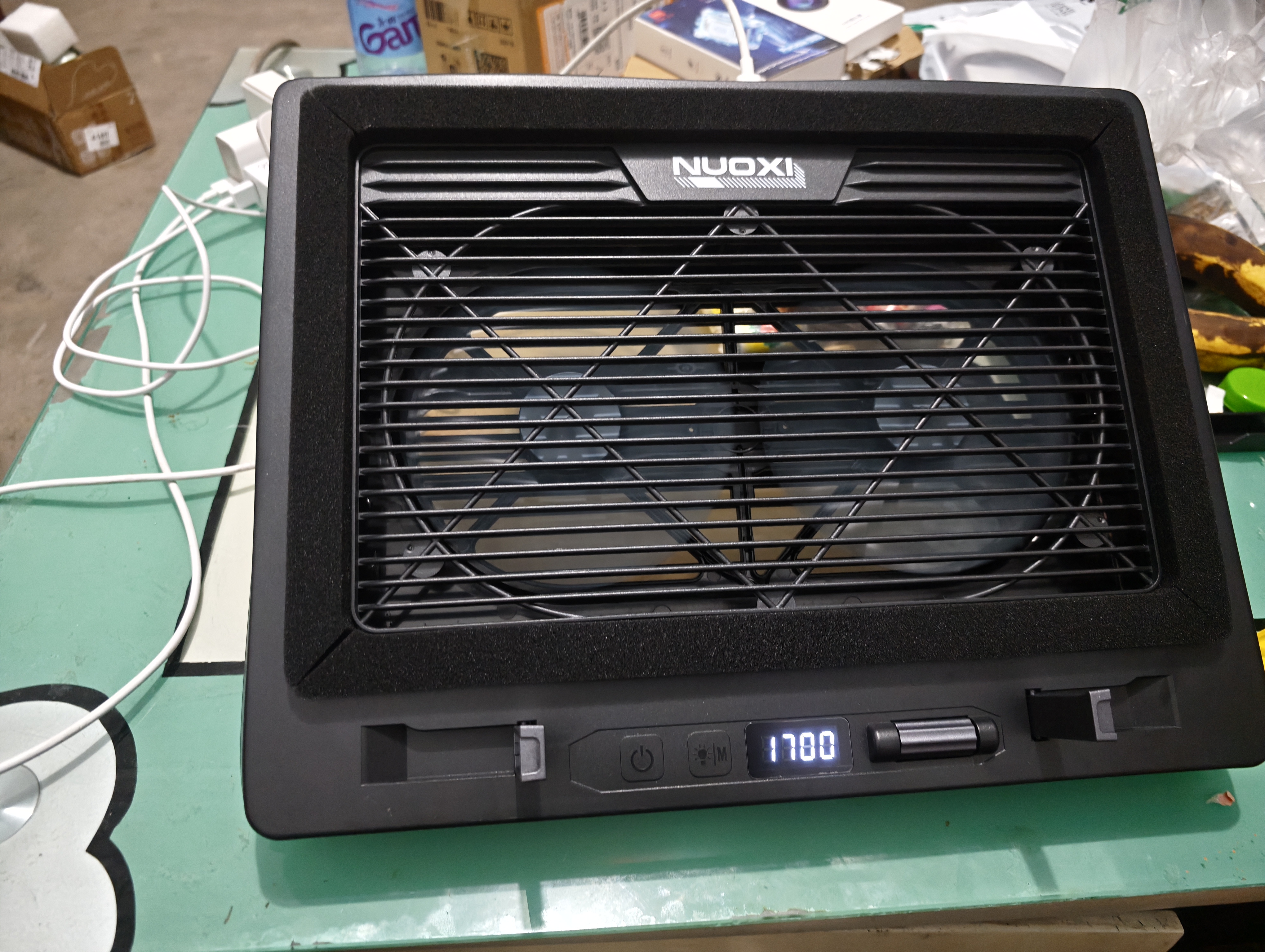 诺西（NUOXI）C600笔记本散热器支架压风式电竞RGB大风力调速降温静音联想拯救者极光华硕适用 实拍图