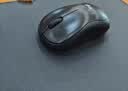 罗技（Logitech）M220 轻音鼠标 无线鼠标 办公鼠标 对称鼠标 带无线微型接收器 灰黑色 实拍图