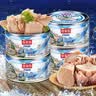 鱼家香矿泉水浸金枪鱼罐头185g*4罐低脂健身即食鱼肉海鲜方便食品吞拿鱼 实拍图