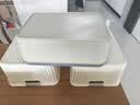 金隆兴桌面收纳盒零食杂物收纳筐玩具文件整理收纳箱厨房浴室收纳篮小号 实拍图