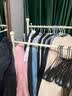 全品屋衣架立式落地衣帽架卧室家用32管加粗双杆可移动挂衣架晾衣架80黑 实拍图