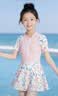 361°儿童泳衣女童女孩夏季可爱连体裙式平角中大童游泳衣装备泳装 实拍图