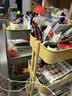 宜家（IKEA）拉斯克家居小推车置物架移动茶水桌书包架客厅厨房收纳架 大号35×45×77cm｜灰绿色 实拍图