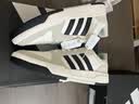 adidas ENTRAP美式校园风运动少年感复古篮球风板鞋男女阿迪达斯   白色/矾土棕/黑色   42 实拍图