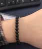 石玥珠宝精品6mm天然黑曜石手串本命年佛珠转运珠水晶手链男女士款礼物 实拍图