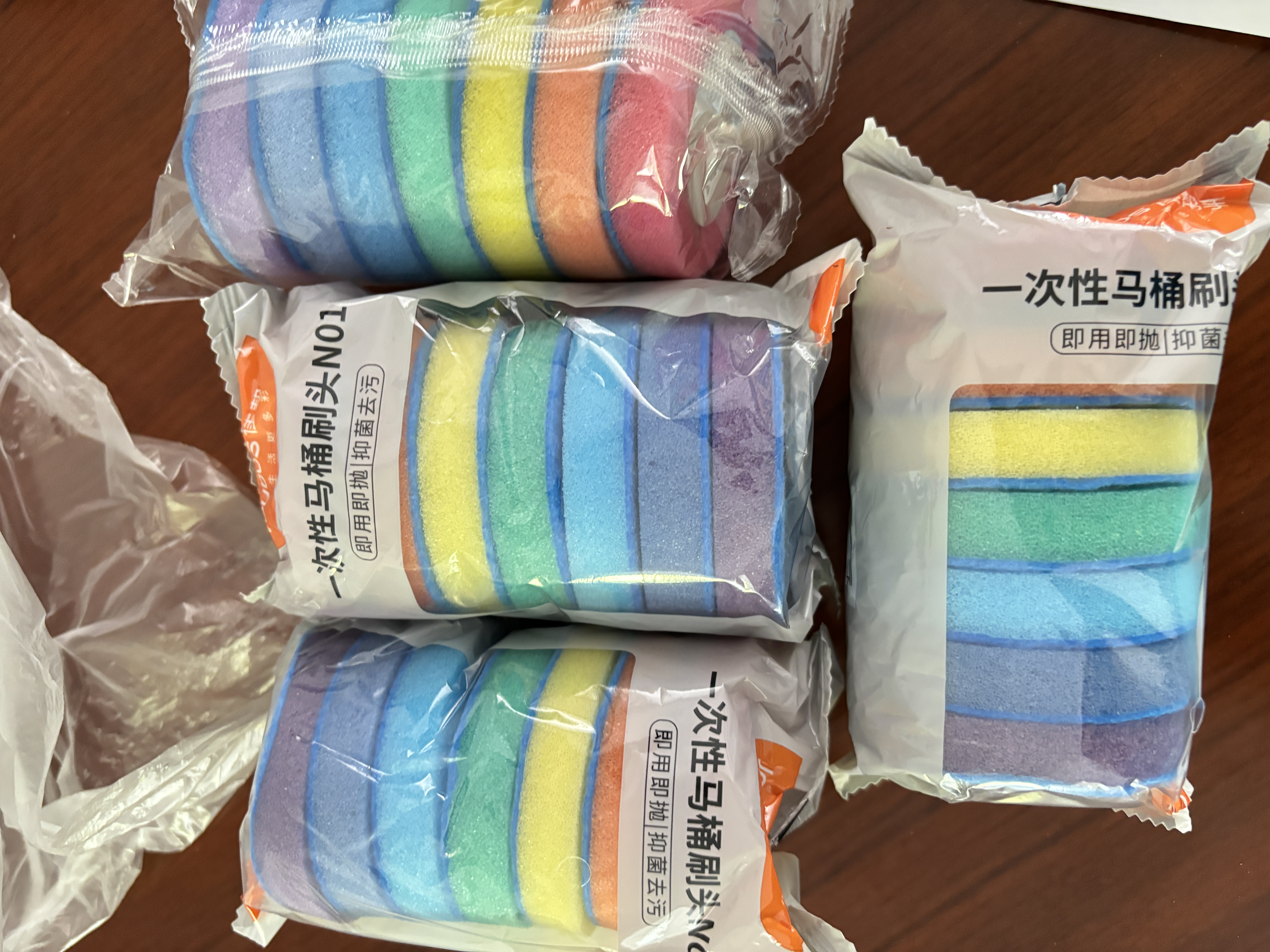 佳帮手一次性马桶刷套装卫生间洗厕所马桶清洁神器带替换头28个 实拍图