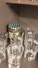 青苹果水晶玻璃白酒杯精致二两杯 加厚玻璃100ml6只中秋国庆节结婚待客 实拍图