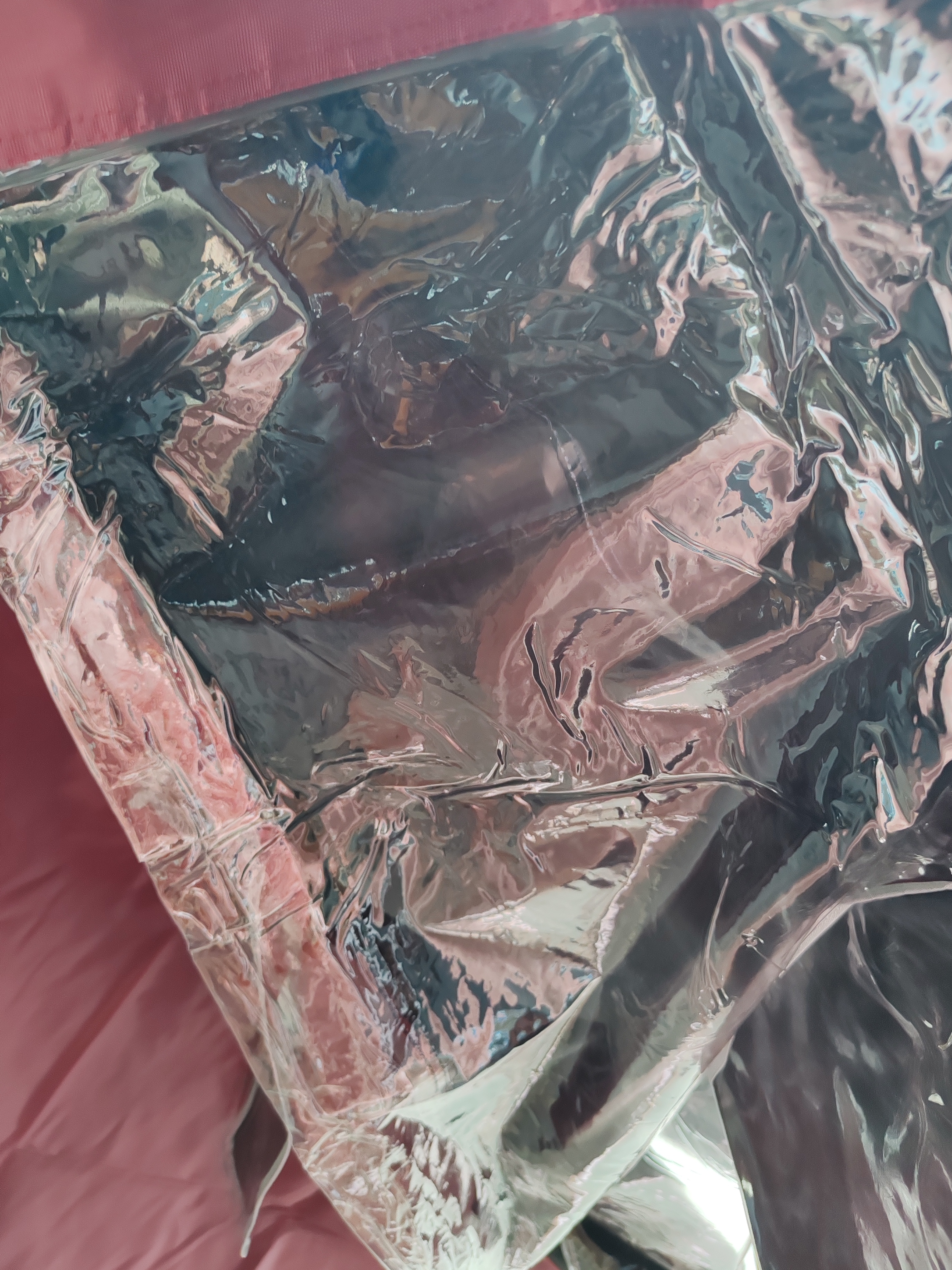 雨航（YUHANG）电动车雨衣电动车专用电瓶车雨披双人雨衣双人酒红色 实拍图