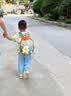 SHUKIKU乐兜兜儿童公仔双肩包幼儿园书包小学生防泼水背包 番茄奶黄 S+ 实拍图