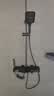 九牧优选淋浴花洒套装钢琴按键恒温增压喷头家用浴室卫生间手持淋雨器 【YF1-6001】枪灰色-四档数显恒温款 花洒套装 实拍图