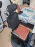 杰庭电脑椅家用人体工学椅子办公椅靠背学生学习椅写字书房电竞游戏椅 【35°逍遥款】黑色 实拍图