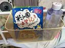 GERTHRON德国宿舍床头置物架床边挂篮上铺神器学生寝室床上好物挂式零食收 奶白-加大号 【送4根扎带/加宽加厚】 实拍图