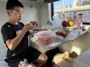 洁丽雅（Grace）一次性餐垫20片儿童辅食外出餐桌垫纸 实拍图