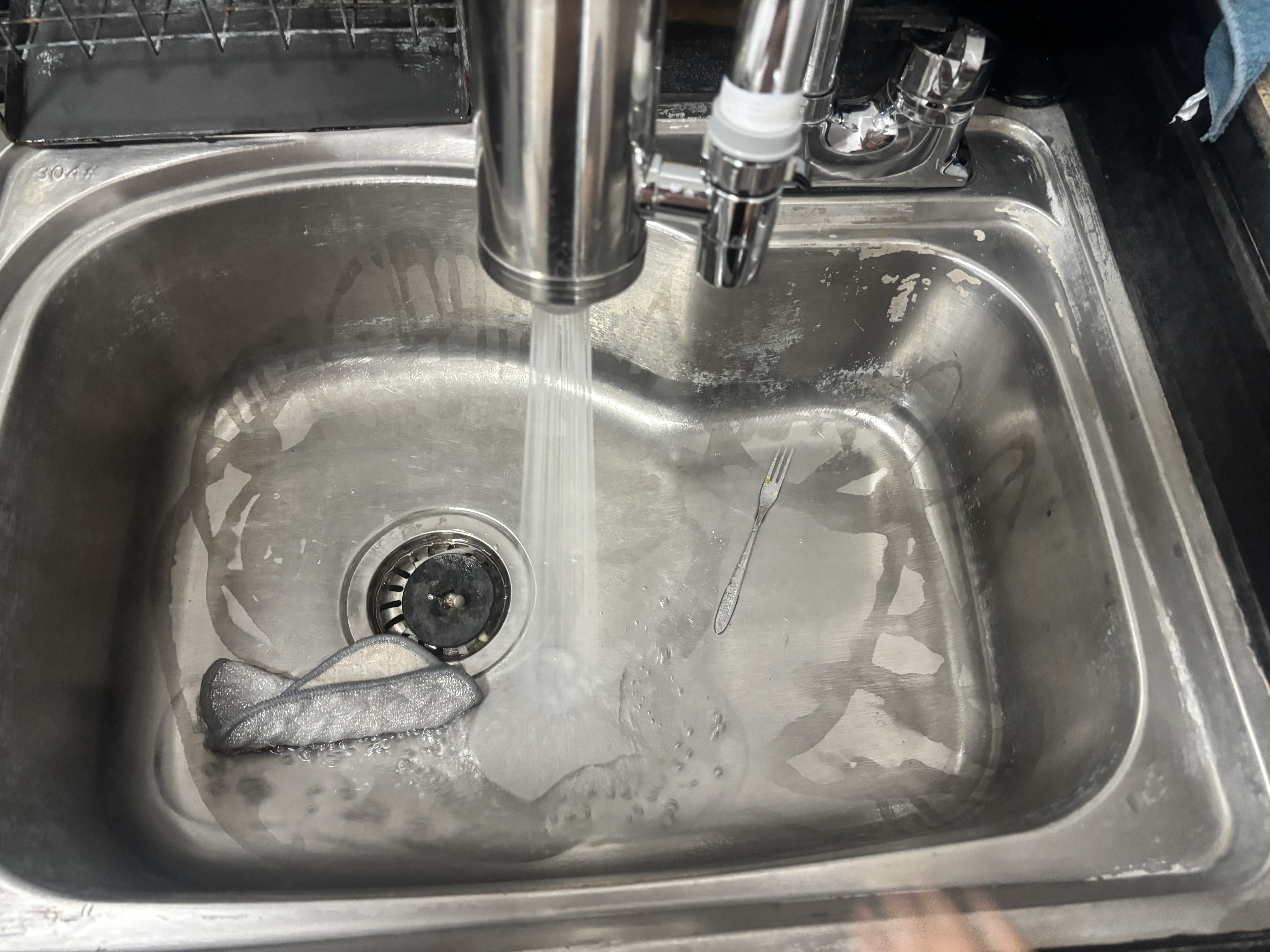 德克史帝夫家用304不锈钢水龙头自来水过滤器厨房龙头去水垢净水器前置一体机厨卫通用双水切换可清洗滤芯  【旗舰版活性炭芯】一机六芯 实拍图