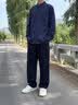 罗蒙中国风夹克外套男士秋季款宽松休闲唐装上衣汉服男装唐装 蓝色 【臻选面料】 L 【120斤-140斤】 晒单实拍图