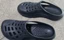迪卡侬（DECATHLON）游泳男士凉鞋沙滩拖鞋洞洞鞋外穿NABD2028000深蓝色网格款42码 实拍图