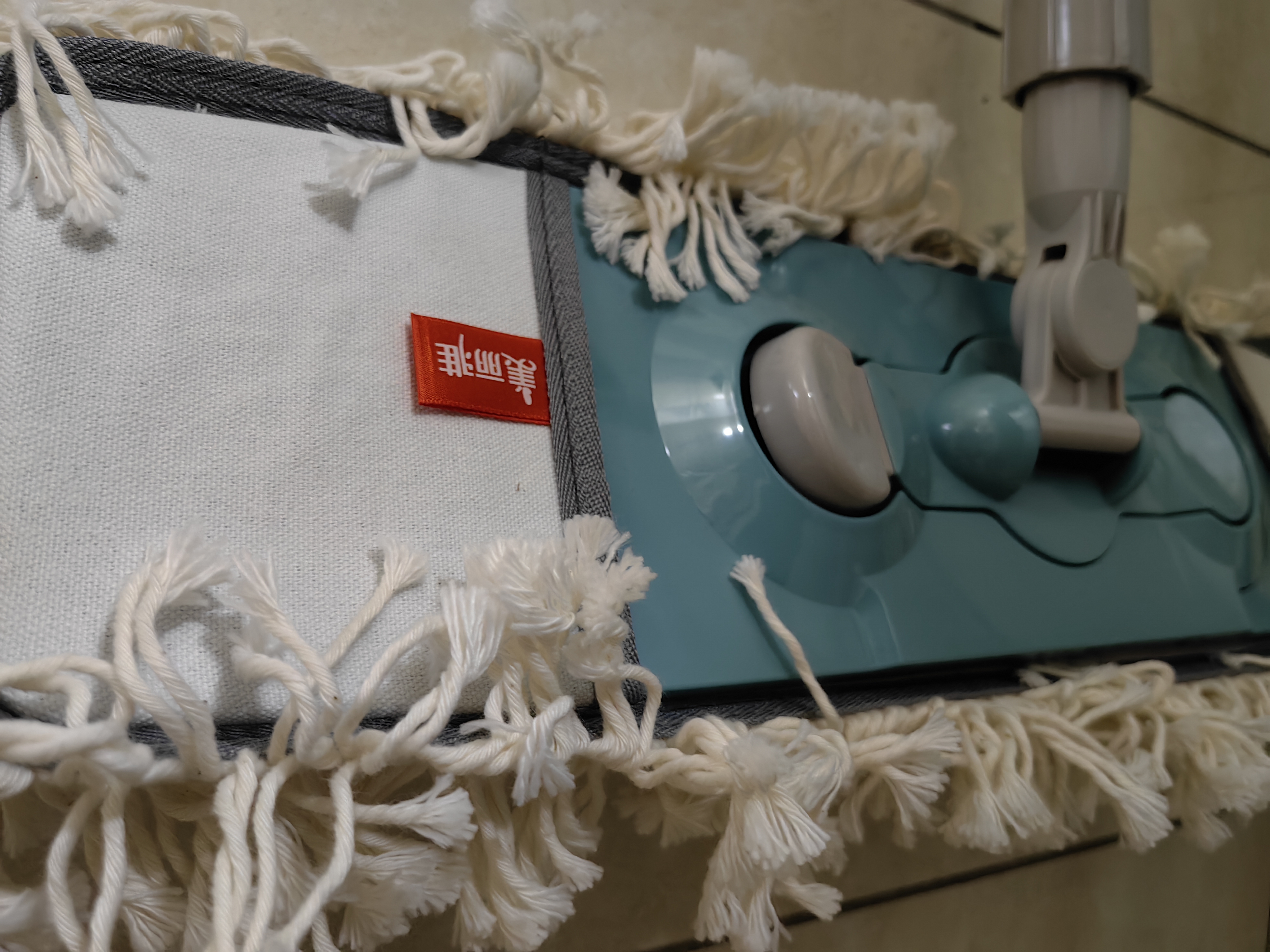 美丽雅棉线套布平板拖把52cm1布保洁家政酒店超大尘推一拖净干湿两用 实拍图