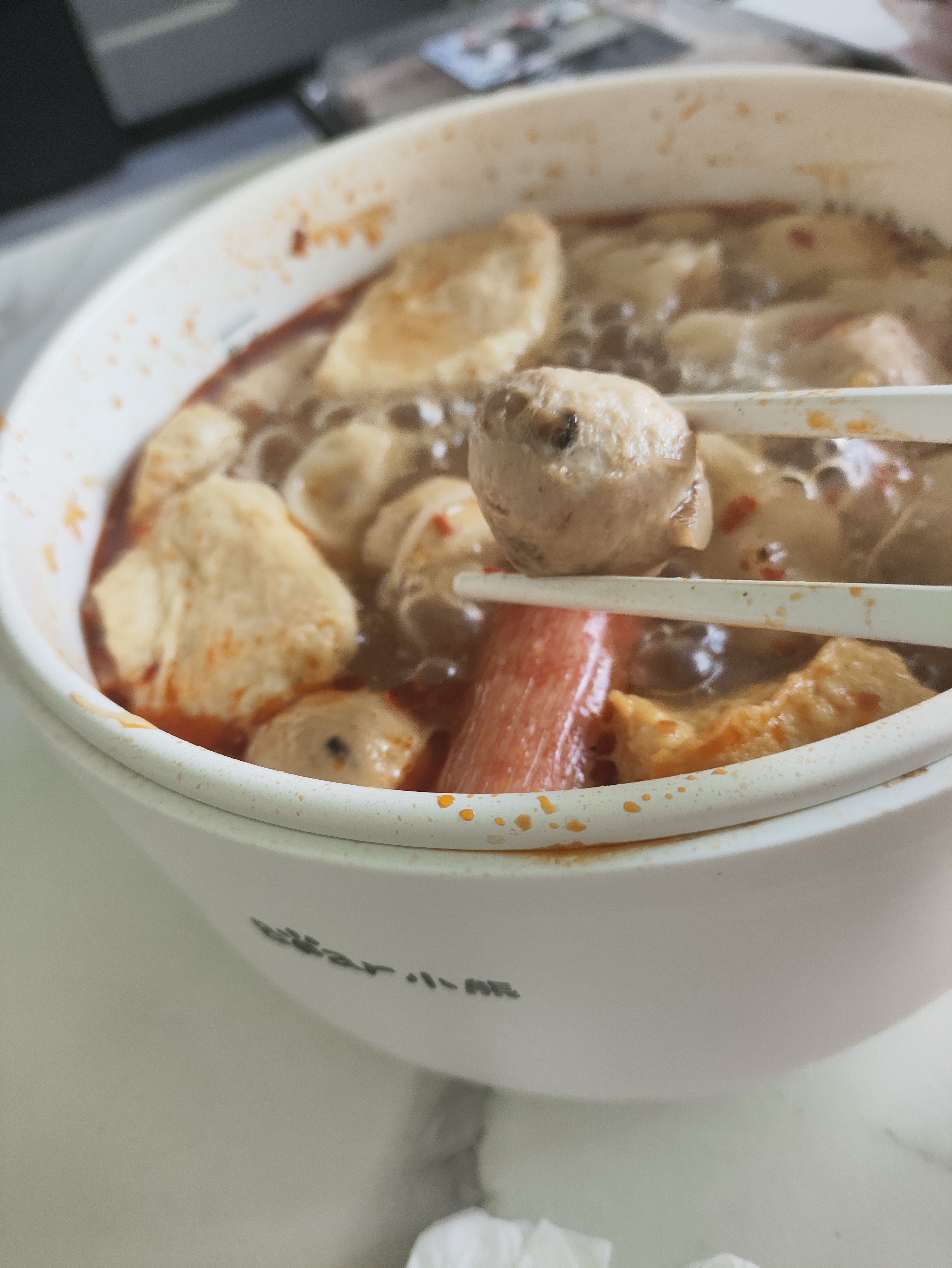 桂冠香菇贡丸340g 肉含量78% 猪后腿肉 火锅食材麻辣烫关东煮烧烤丸子 实拍图