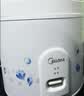 美的（Midea） 微压电饭煲 精铸发热盘大容量简单易控 黑晶内胆家用迷你小电饭锅 1-2-3-5-8人家用商用年货好物 4升款 4L 2-6人用 实拍图