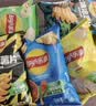 乐事（Lay's）薯片（黄瓜味+原味+红烩味+鱿鱼味+鸡翅味）400g 混合10包 实拍图