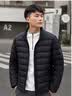 鸭鸭（YAYA）鹅绒轻薄排骨羽绒服男2026冬季新款休闲保暖立领百搭时尚外套男 黑色 【三星安心鹅绒】 XL (180) 【建议135-155斤】 实拍图