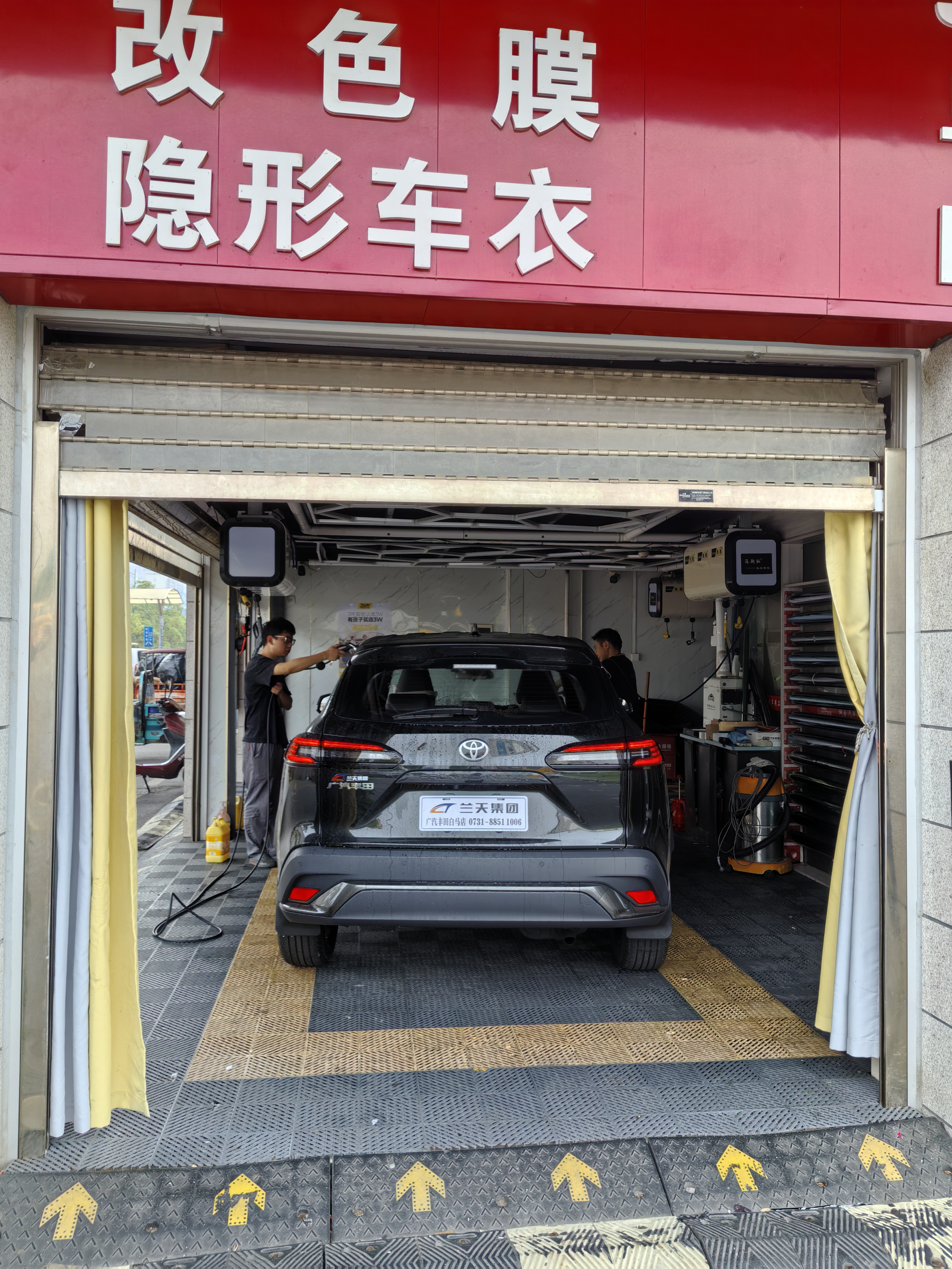 美基（MZJJ）汽车贴膜车膜汽车膜太阳膜隔热膜全车膜车窗玻璃隐私防晒防爆膜 会员定制-遮光款内贴全景天窗（顺丰发货）-单拍不发 实拍图