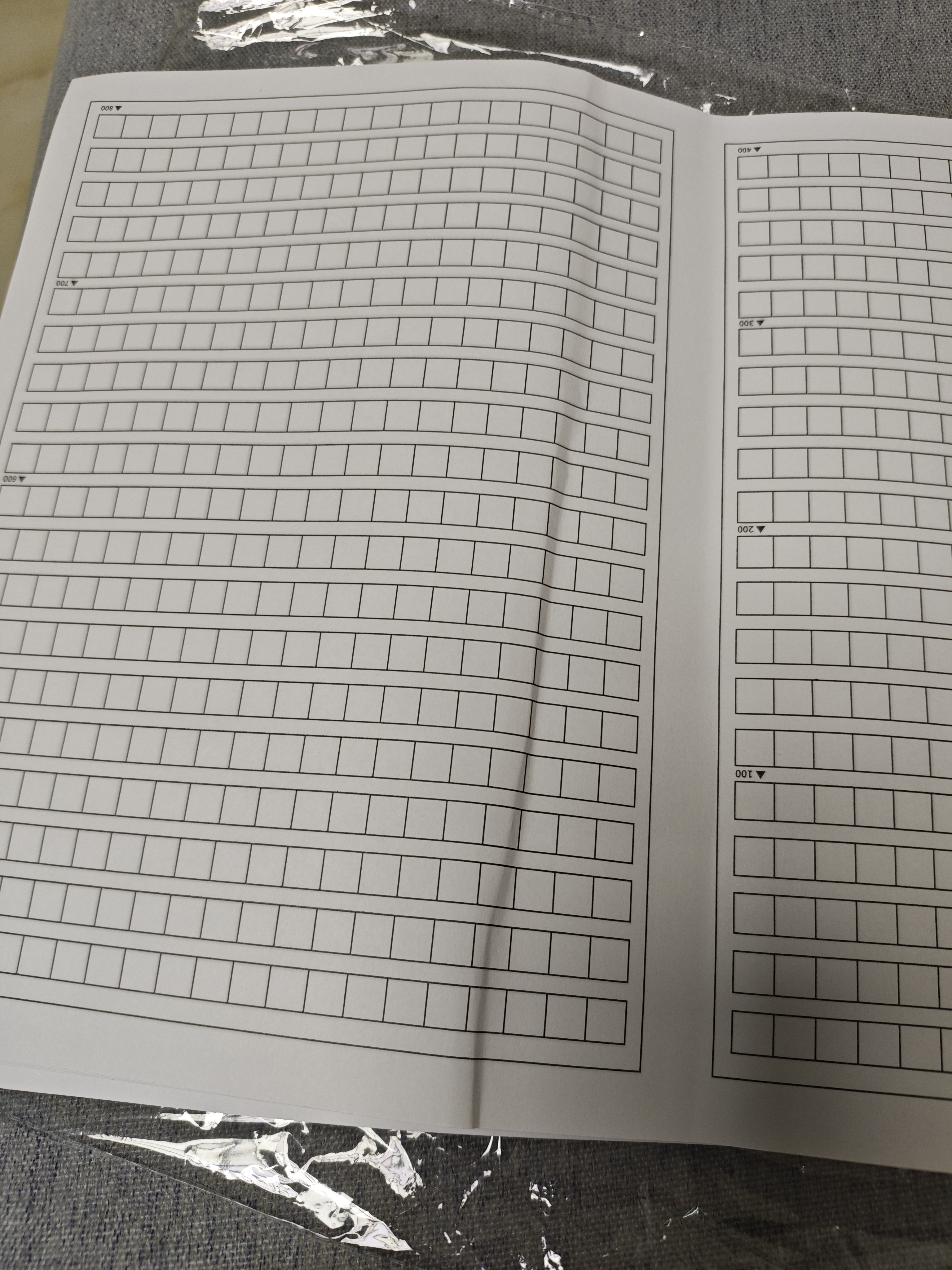 六品堂信纸稿纸作文纸学生原稿纸学生用考试专用方格纸800格作业纸信签纸信稿本大学生厚文稿格子纸张 开学季 实拍图