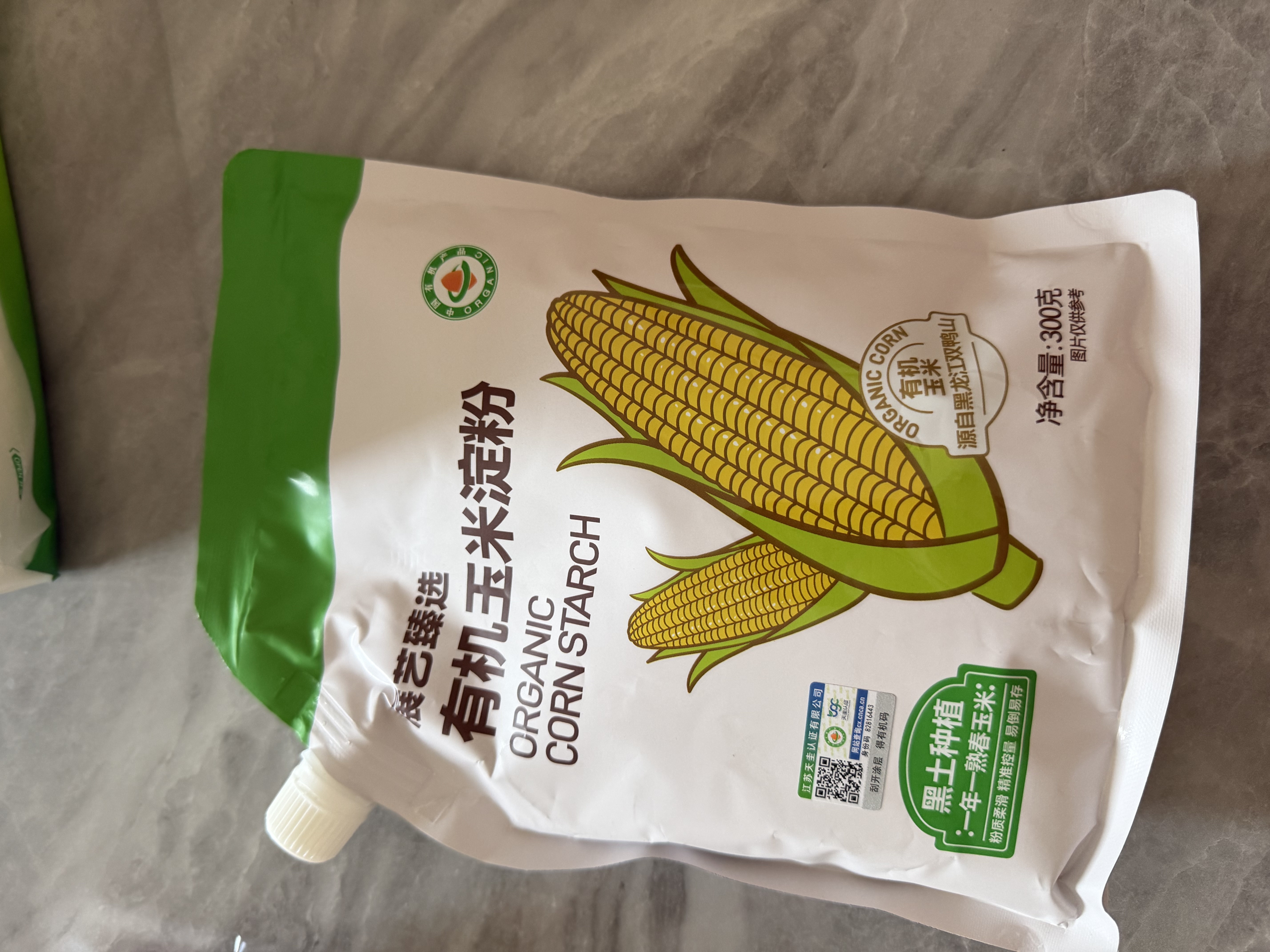 展艺臻选有机玉米淀粉300g生粉炸酥肉裹肉粉勾芡凉粉饼干蛋糕烘焙原料 实拍图