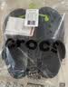 卡骆驰（CROCS）贝雅卡骆班洞洞鞋|205089 黑色/白色-066   37 /38(230mm)   实拍图