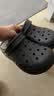 卡骆驰（crocs）经典云朵Clog女沙滩洞洞鞋凉拖鞋206750 黑色  35  实拍图