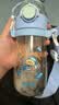 膳魔师（THERMOS）BEBE联名水杯儿童6-12岁上学专用PPSU耐高温夏季背带水壶480ml蓝 实拍图