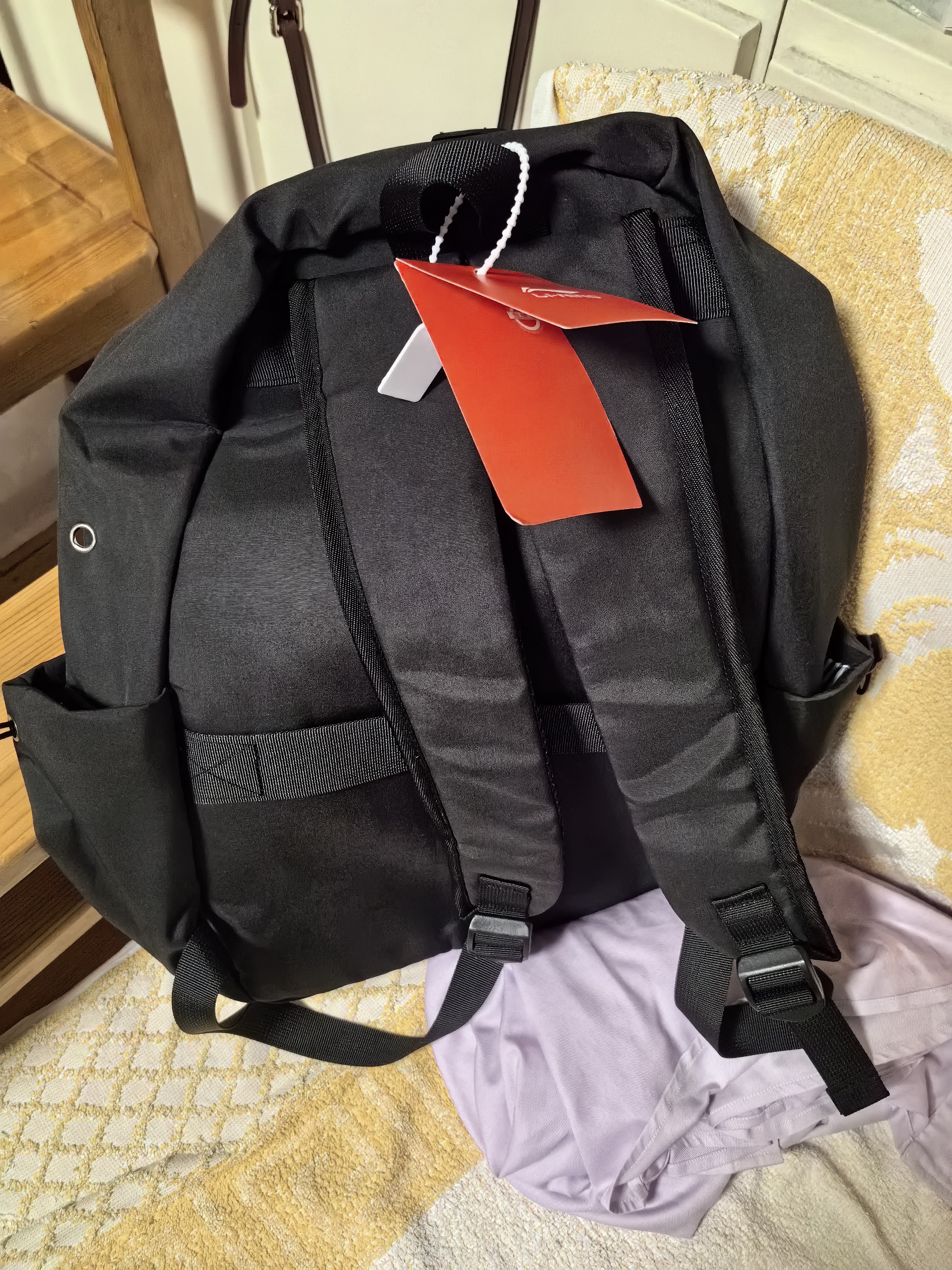 李宁（LI-NING）背包男士双肩包2026新款大容量书包男大学生通勤电脑包登山旅行包 LN5362黑色升级版（收藏加购送运费险） 实拍图