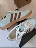 adidas「T头鞋」VL COURT CLASSIC板鞋德训鞋男女阿迪达斯轻运动 浅闪光蓝/棕色/淡绿 (推荐女生买小半码)   38 实拍图