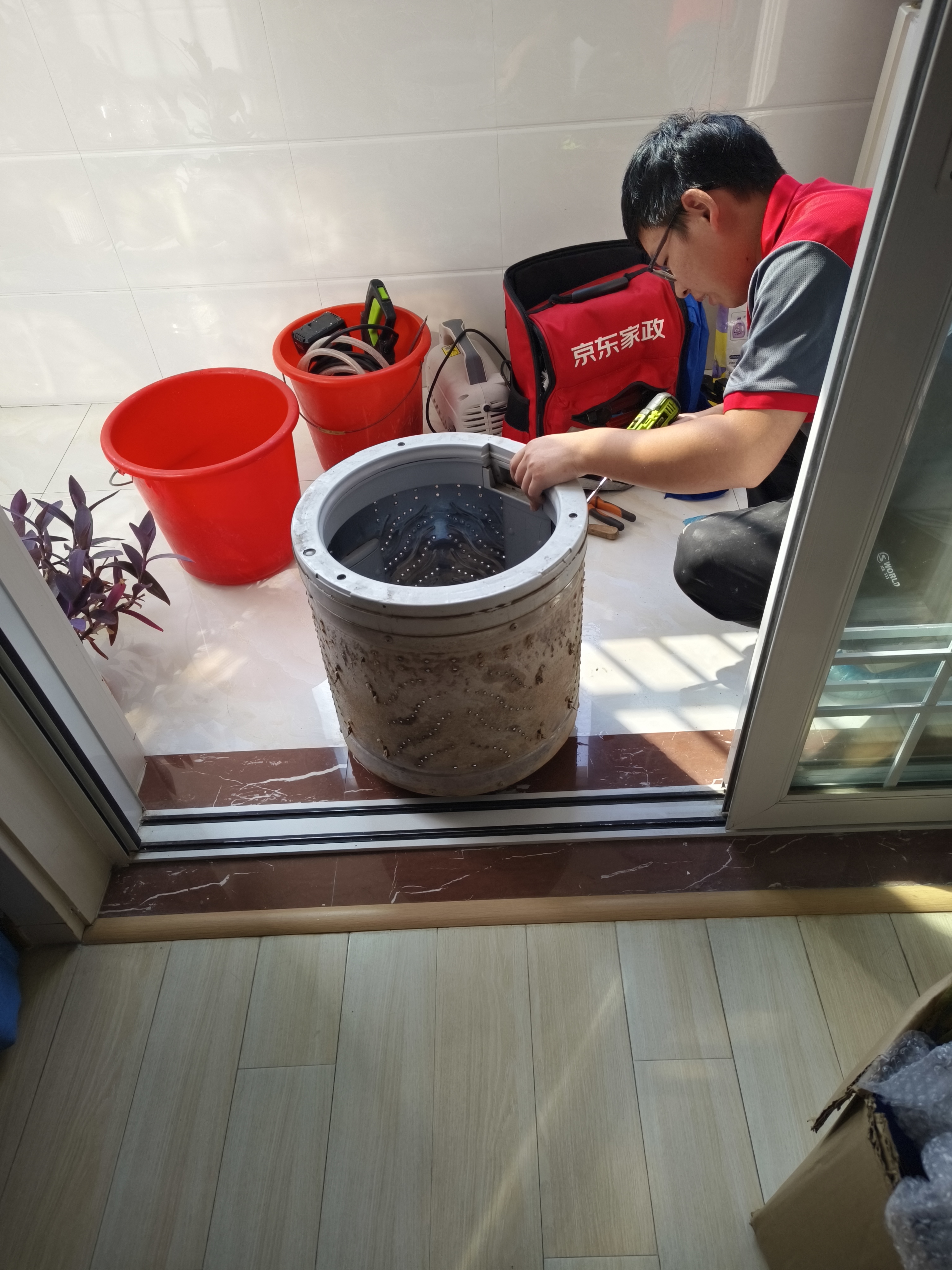 京东家政 家电清洗 洗衣机清洗波轮洗衣机全拆洗 上门服务清洁 实拍图