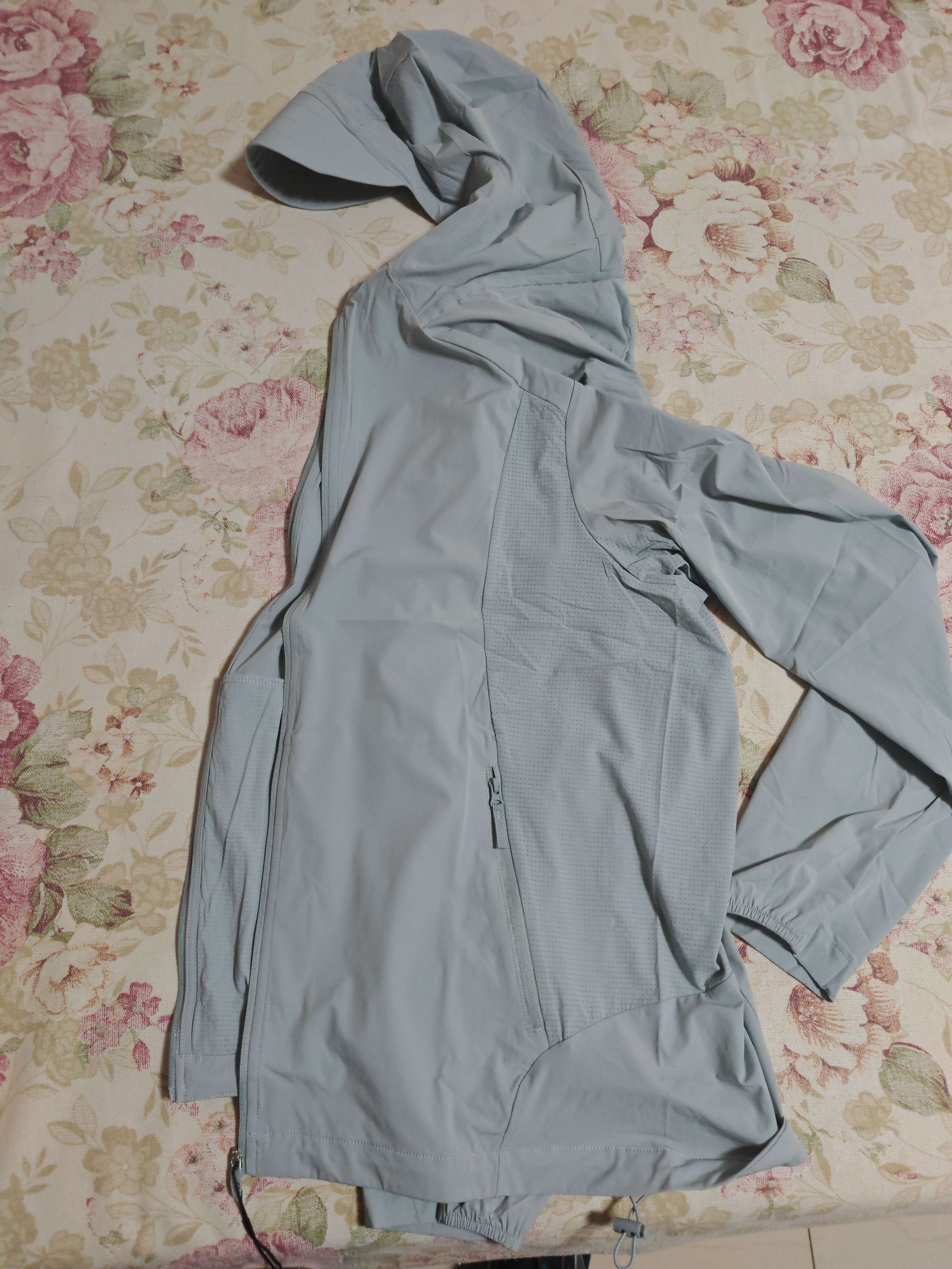 京东京造防泼水防晒衣男外套防晒服男女同款皮肤衣防紫外线夏季新款灰蓝L 实拍图