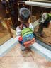 SHUKIKU儿童书包幼儿园一年级书包小学生背包男女生户外旅游双肩包橙红M 实拍图