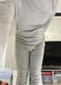 海澜之家保暖内衣男秋衣秋裤套装男100%纯棉2026年新款A类加厚保暖套装 100%纯棉抗A类菌防螨-浅麻灰 XL /175(体重130-150斤) 实拍图
