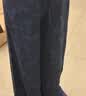 优衣库舒适长裤女装/泡泡纱休闲裤483908 68 深蓝色 S 实拍图