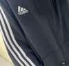adidas通勤休闲三条纹连帽夹克早秋外套卫衣男装阿迪达斯轻运动   黑色/白   XL 实拍图