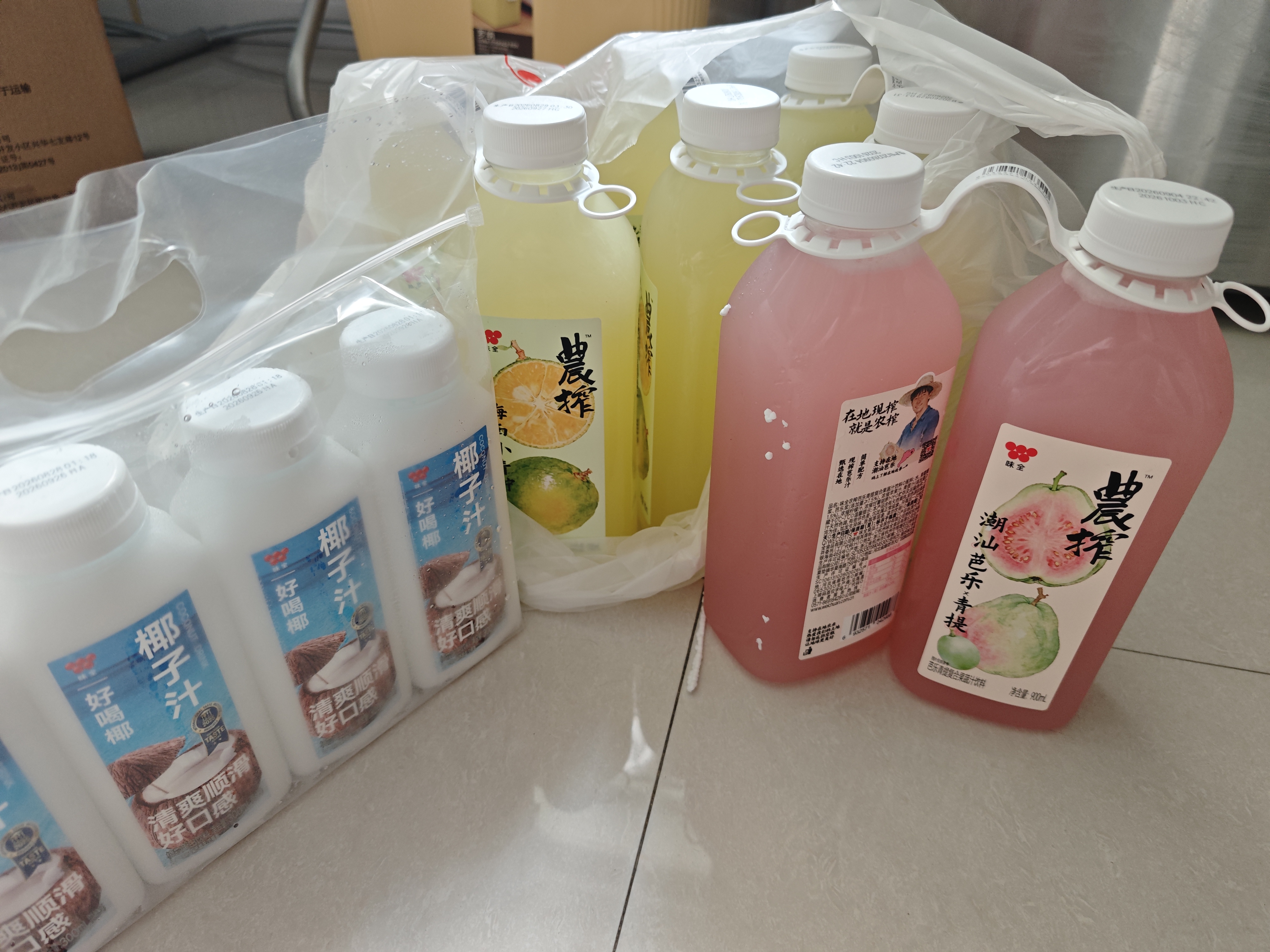 味全 稀释【芭乐青提果蔬汁】冷藏锁鲜果蔬汁饮料900ML*2瓶 大瓶装 实拍图