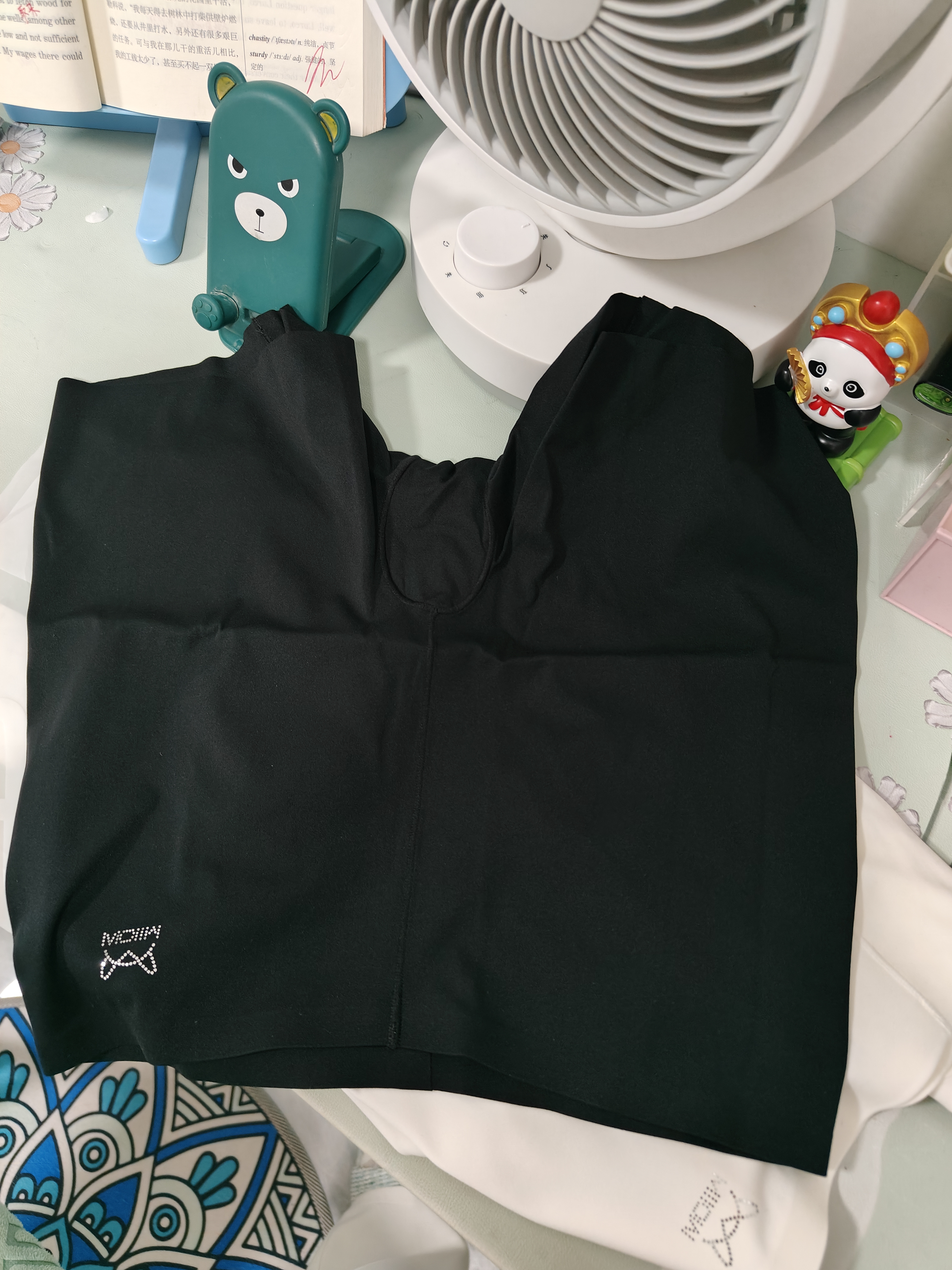 猫人（MiiOW）安全裤女士内裤防走光夏季薄款冰丝凉感无痕透气防夹裆短裤 2条装 实拍图
